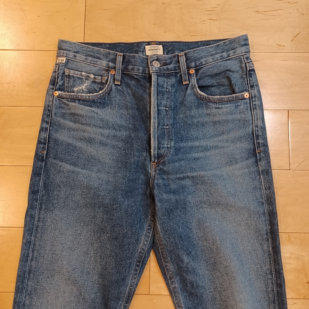 CITIZENS OF HUMANITY Premium Vintage Charlotte High Rise Straight /Undertone - Picture 8 of 16